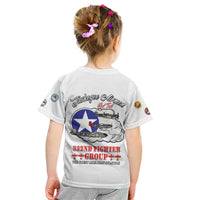 Tuskegee Airmen WWII Heroes Kid T Shirt The Great American Aviators White Art - Wonder Print Shop