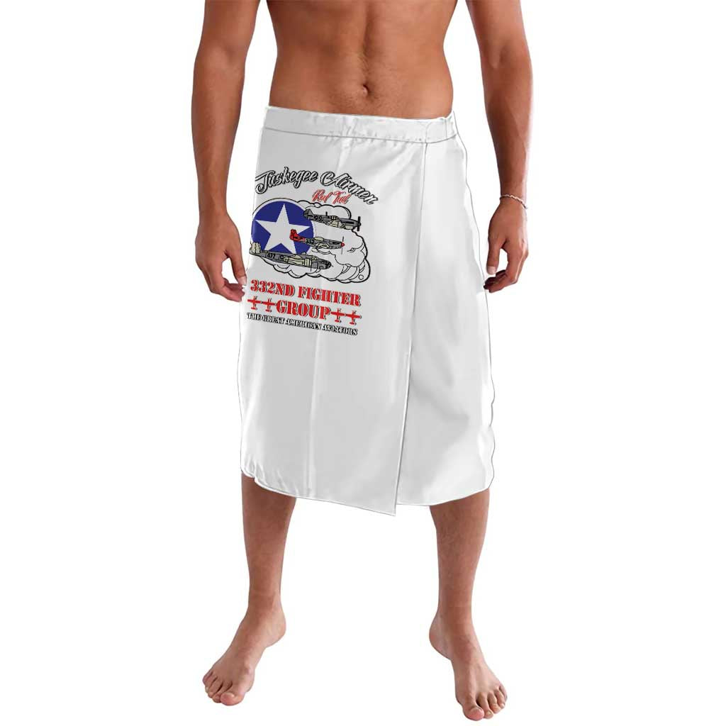 Tuskegee Airmen WWII Heroes Lavalava The Great American Aviators White Art - Wonder Print Shop