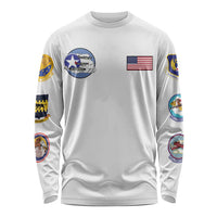 Tuskegee Airmen WWII Heroes Long Sleeve Shirt The Great American Aviators White Art - Wonder Print Shop