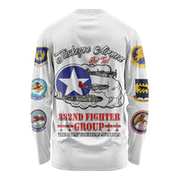 Tuskegee Airmen WWII Heroes Long Sleeve Shirt The Great American Aviators White Art - Wonder Print Shop