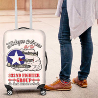 Tuskegee Airmen WWII Heroes Luggage Cover The Great American Aviators White Art - Wonder Print Shop