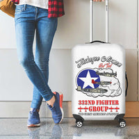 Tuskegee Airmen WWII Heroes Luggage Cover The Great American Aviators White Art - Wonder Print Shop