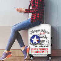 Tuskegee Airmen WWII Heroes Luggage Cover The Great American Aviators White Art - Wonder Print Shop