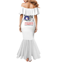 Tuskegee Airmen WWII Heroes Mermaid Dress The Great American Aviators White Art - Wonder Print Shop