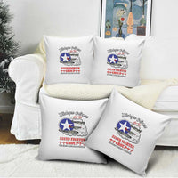 Tuskegee Airmen WWII Heroes Pillow Cover The Great American Aviators White Art - Wonder Print Shop