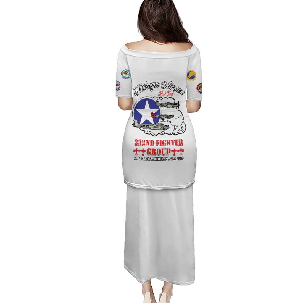 Tuskegee Airmen WWII Heroes Puletasi The Great American Aviators White Art - Wonder Print Shop