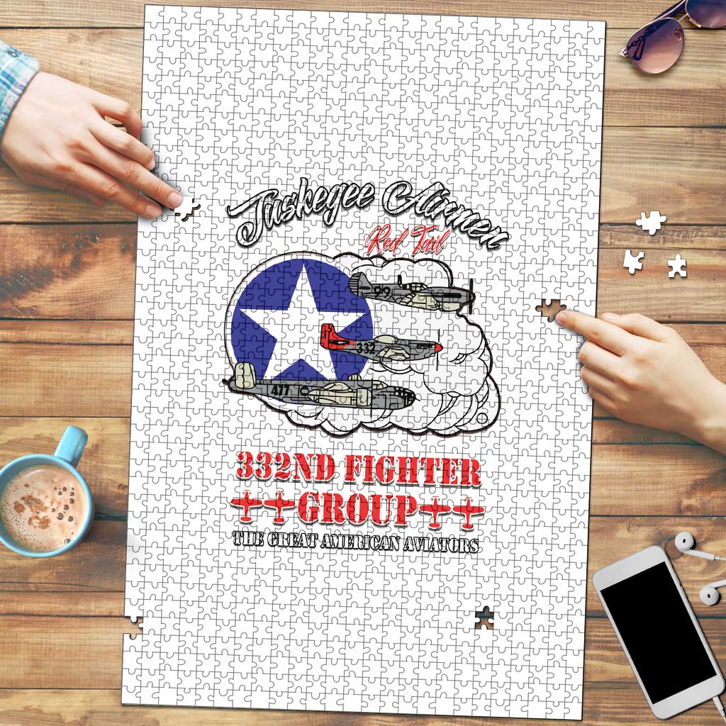 Tuskegee Airmen WWII Heroes Puzzle The Great American Aviators White Art - Wonder Print Shop