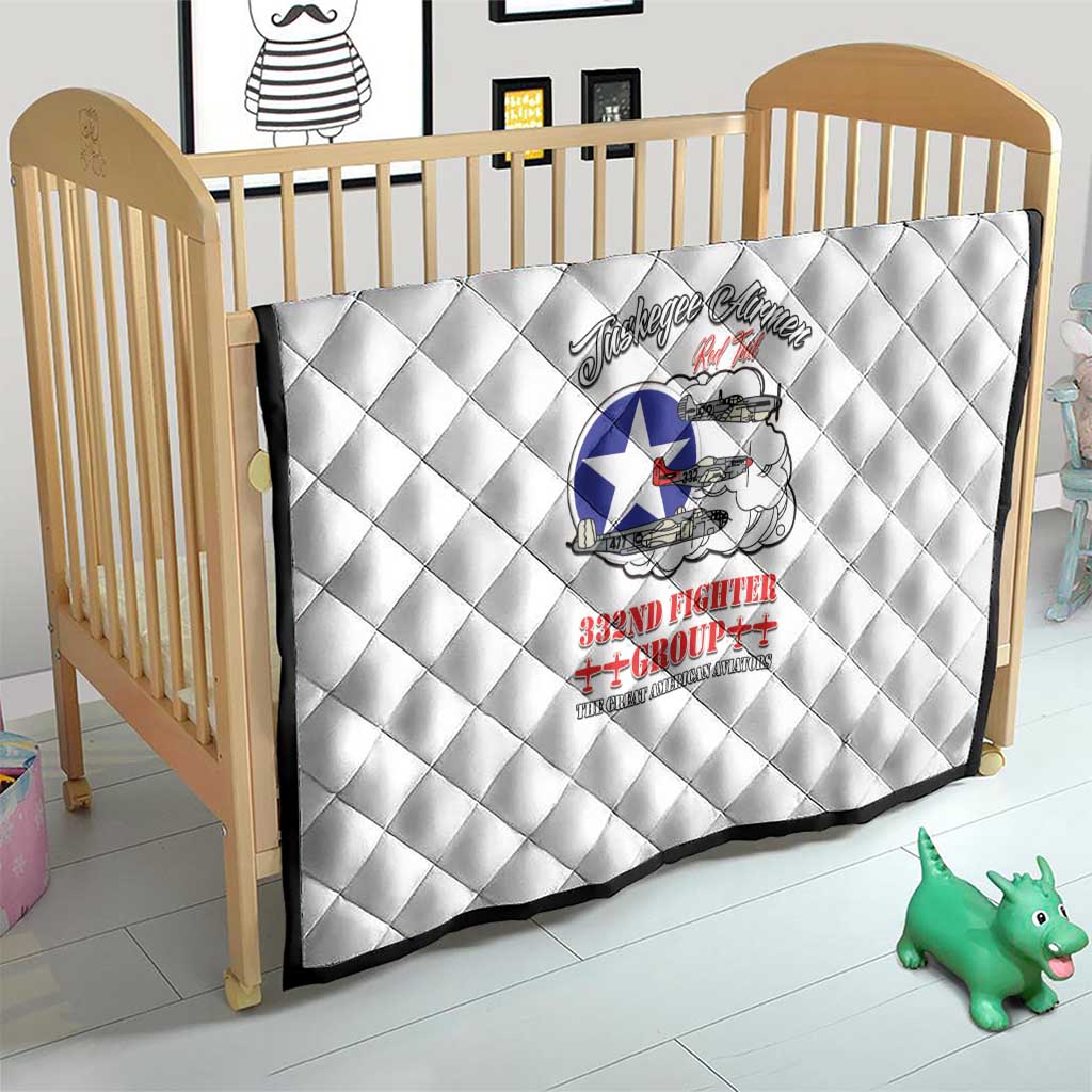 Tuskegee Airmen WWII Heroes Quilt The Great American Aviators White Art - Wonder Print Shop