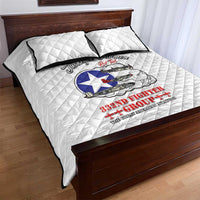 Tuskegee Airmen WWII Heroes Quilt Bed Set The Great American Aviators White Art - Wonder Print Shop