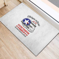 Tuskegee Airmen WWII Heroes Rubber Doormat The Great American Aviators White Art - Wonder Print Shop