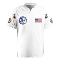 Tuskegee Airmen WWII Heroes Rugby Jersey The Great American Aviators White Art - Wonder Print Shop