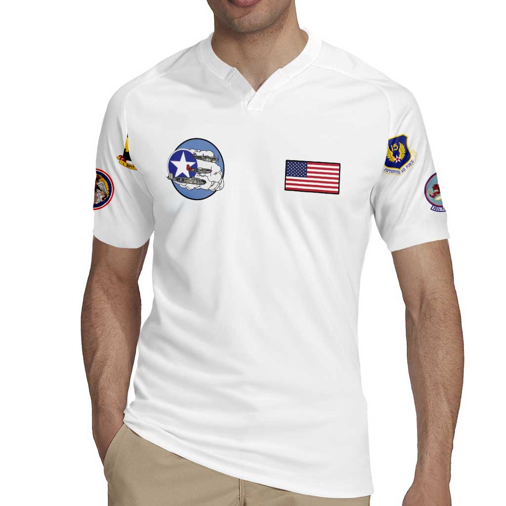 Tuskegee Airmen WWII Heroes Rugby Jersey The Great American Aviators White Art - Wonder Print Shop