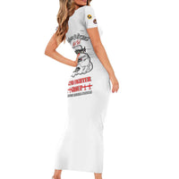 Tuskegee Airmen WWII Heroes Short Sleeve Bodycon Dress The Great American Aviators White Art - Wonder Print Shop