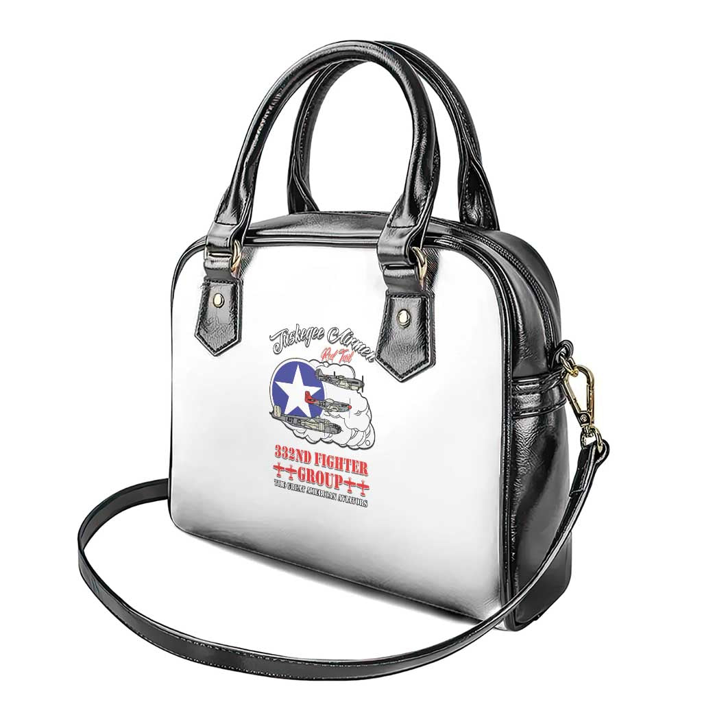Tuskegee Airmen WWII Heroes Shoulder Handbag The Great American Aviators White Art - Wonder Print Shop