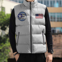 Tuskegee Airmen WWII Heroes Sleeveless Puffer Jacket The Great American Aviators White Art - Wonder Print Shop