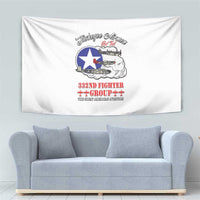 Tuskegee Airmen WWII Heroes Tapestry The Great American Aviators White Art - Wonder Print Shop