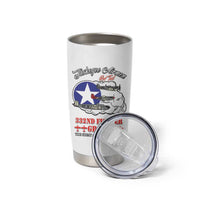 Tuskegee Airmen WWII Heroes Tumbler Cup The Great American Aviators White Art - Wonder Print Shop