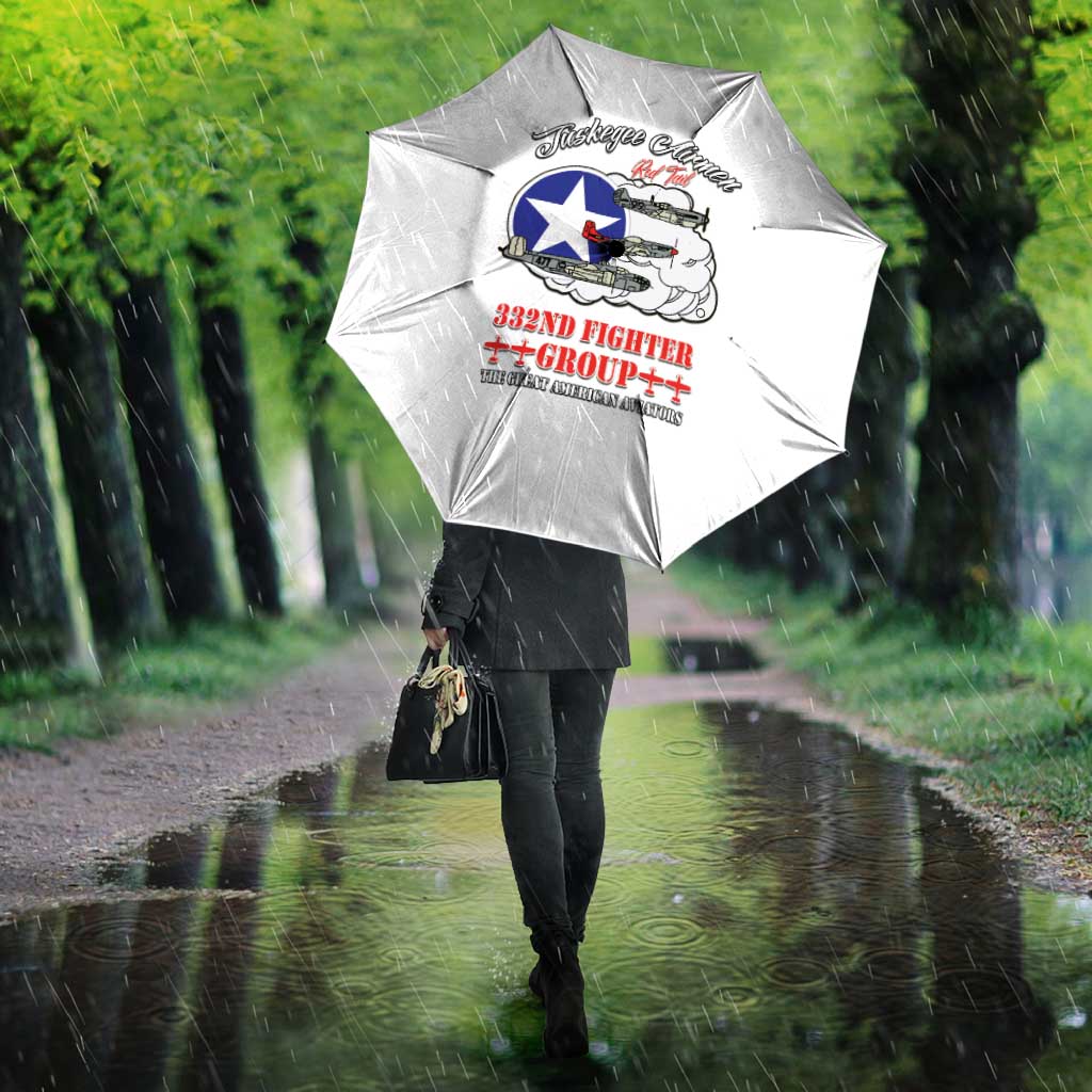 Tuskegee Airmen WWII Heroes Umbrella The Great American Aviators White Art - Wonder Print Shop
