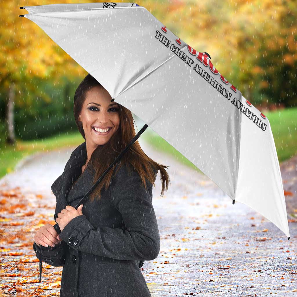 Tuskegee Airmen WWII Heroes Umbrella The Great American Aviators White Art - Wonder Print Shop