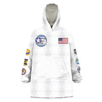 Tuskegee Airmen WWII Heroes Wearable Blanket Hoodie The Great American Aviators White Art - Wonder Print Shop