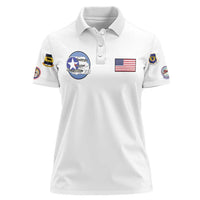 Tuskegee Airmen WWII Heroes Women Polo Shirt The Great American Aviators White Art - Wonder Print Shop