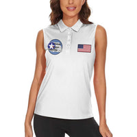 Tuskegee Airmen WWII Heroes Women Sleeveless Polo Shirt The Great American Aviators White Art - Wonder Print Shop