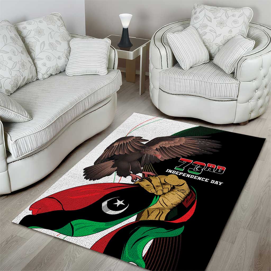 Libya 73rd Anniversary Independence Day Area Rug - Wonder Print Shop