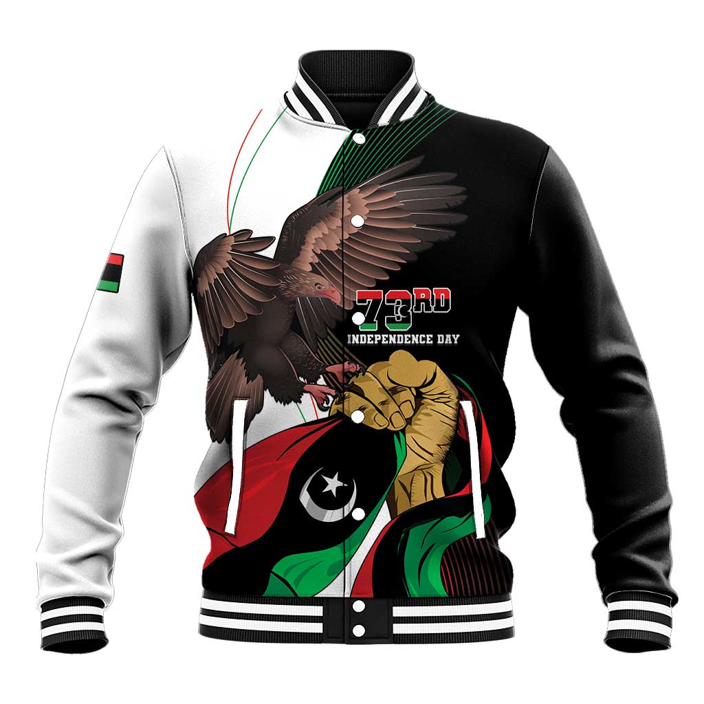 Libya 73rd Anniversary Independence Day Baseball Jacket - Wonder Print Shop
