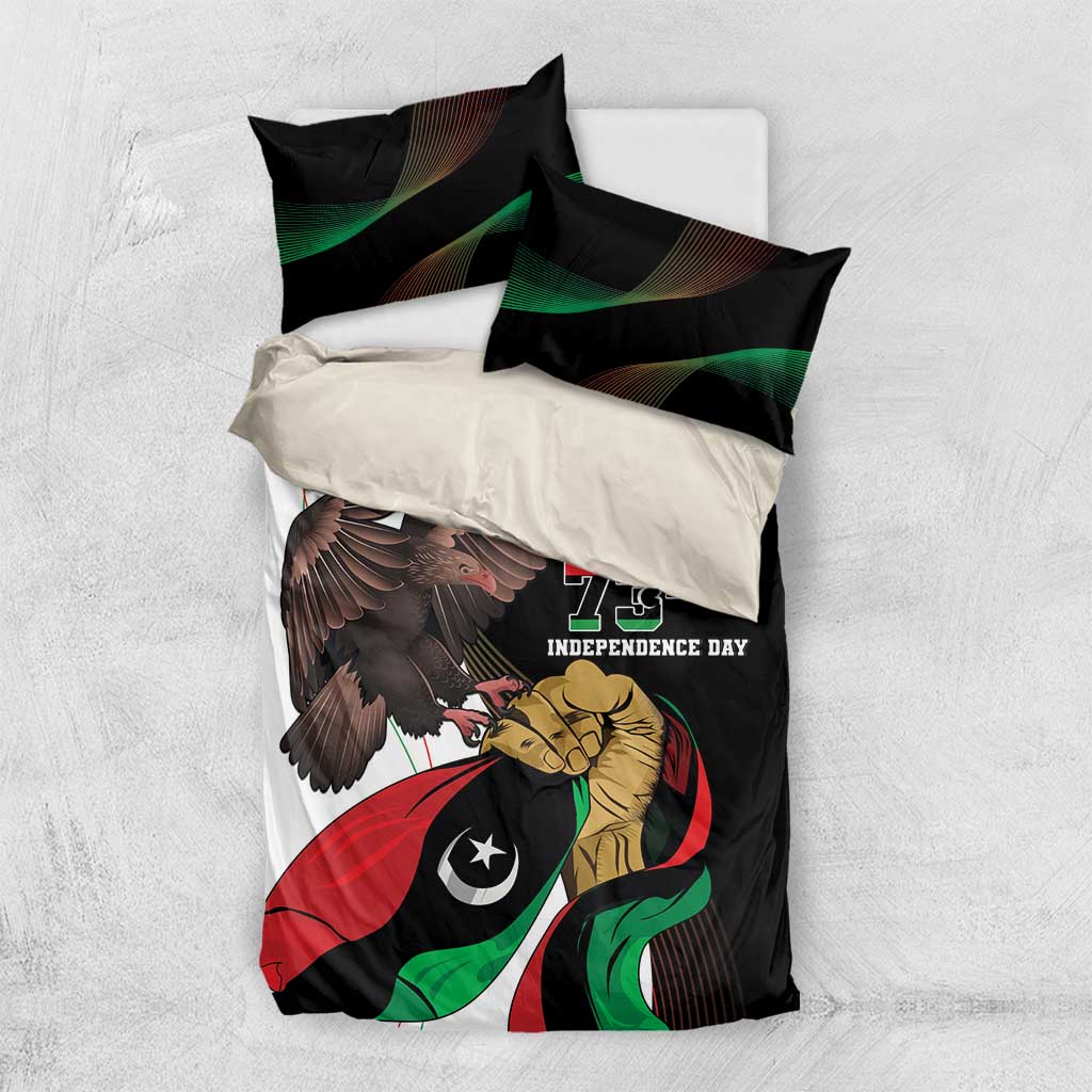Libya 73rd Anniversary Independence Day Bedding Set - Wonder Print Shop