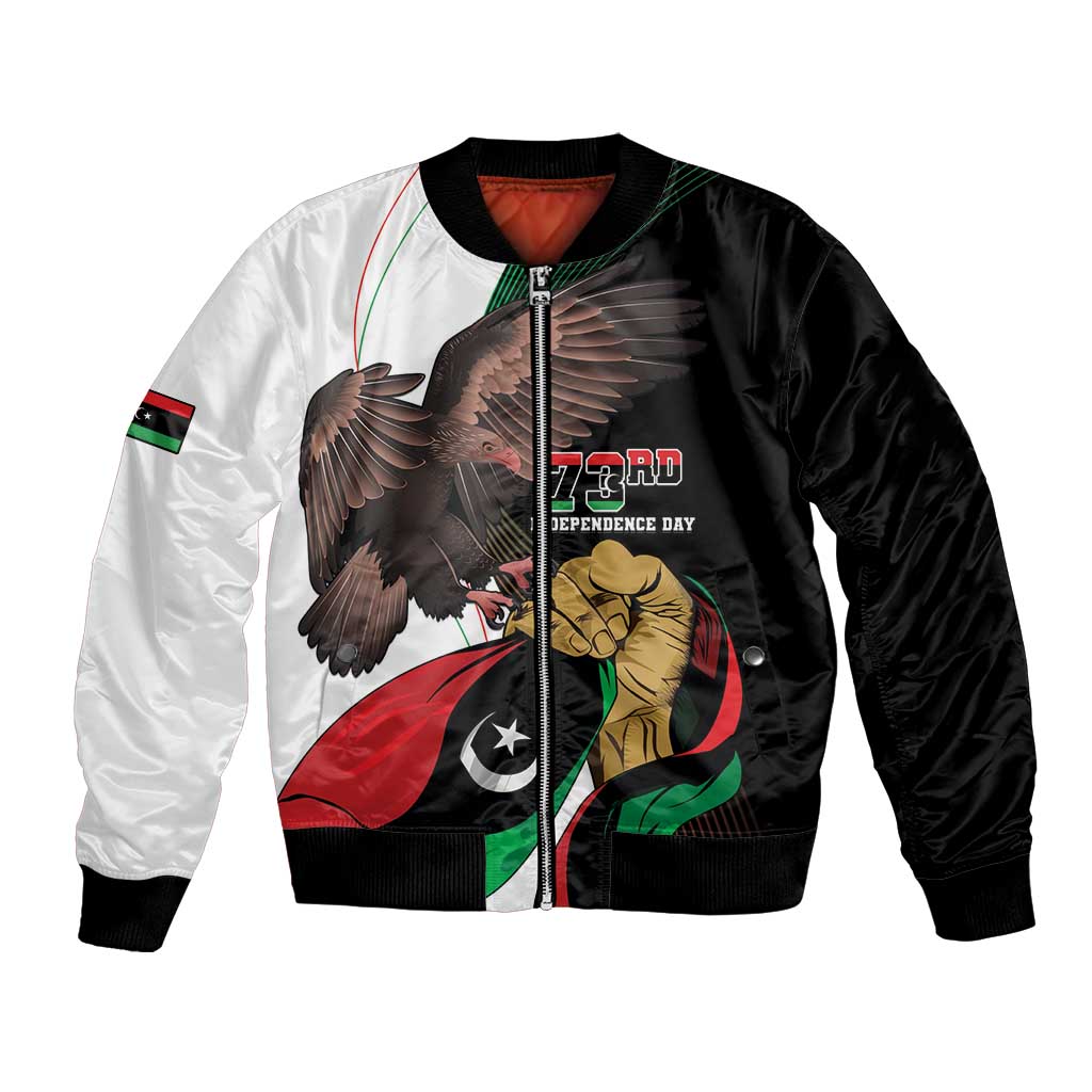 Libya 73rd Anniversary Independence Day Bomber Jacket - Wonder Print Shop