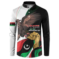 Libya 73rd Anniversary Independence Day Button Sweatshirt - Wonder Print Shop