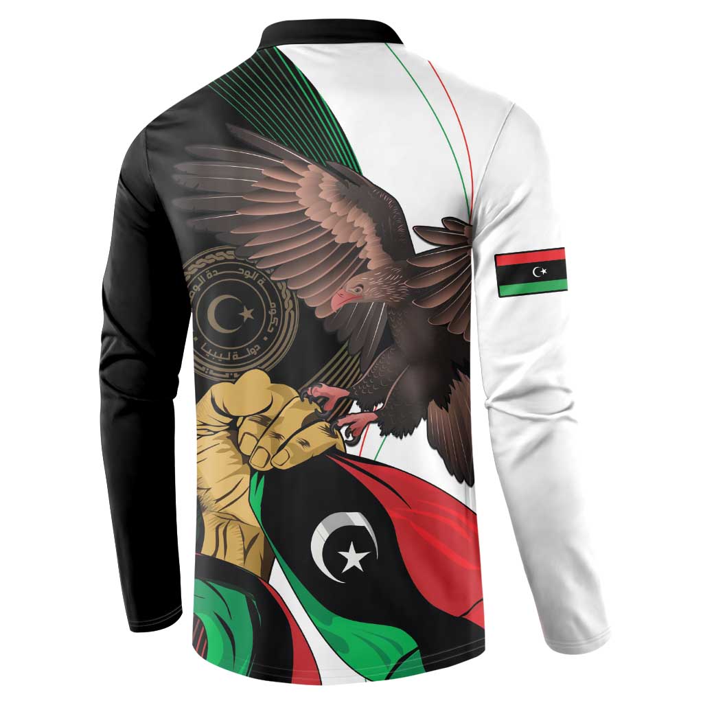 Libya 73rd Anniversary Independence Day Button Sweatshirt - Wonder Print Shop