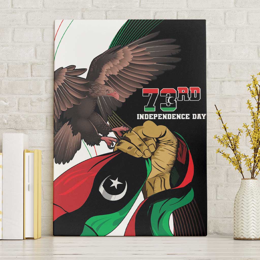 Libya 73rd Anniversary Independence Day Canvas Wall Art - Wonder Print Shop