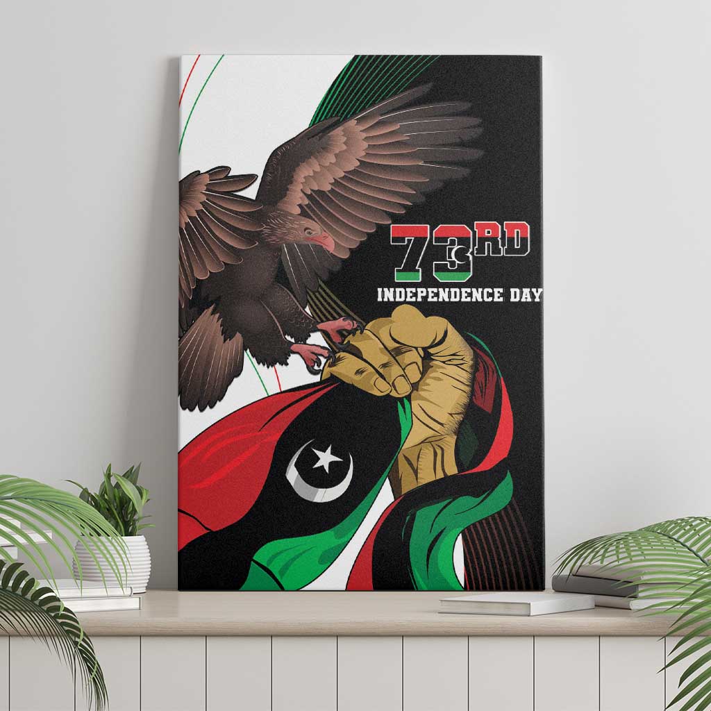 Libya 73rd Anniversary Independence Day Canvas Wall Art - Wonder Print Shop
