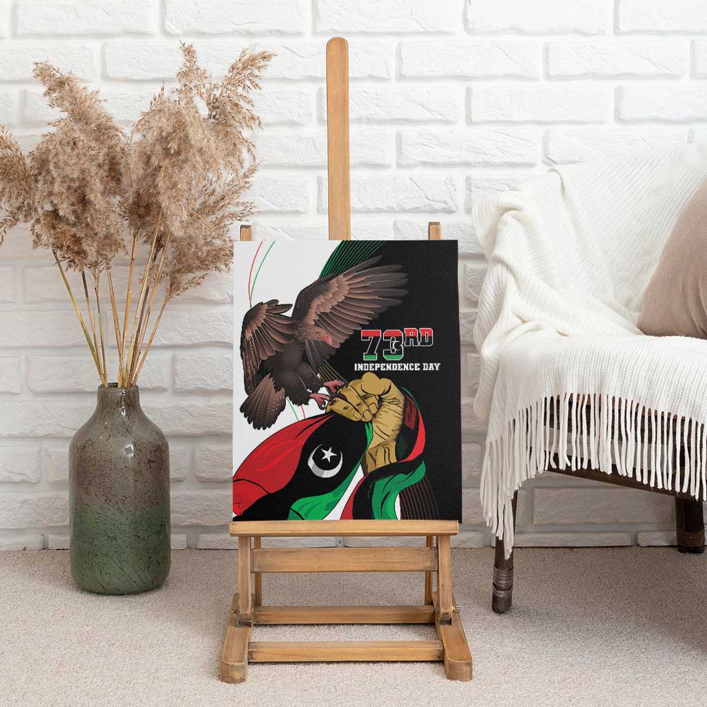 Libya 73rd Anniversary Independence Day Canvas Wall Art - Wonder Print Shop