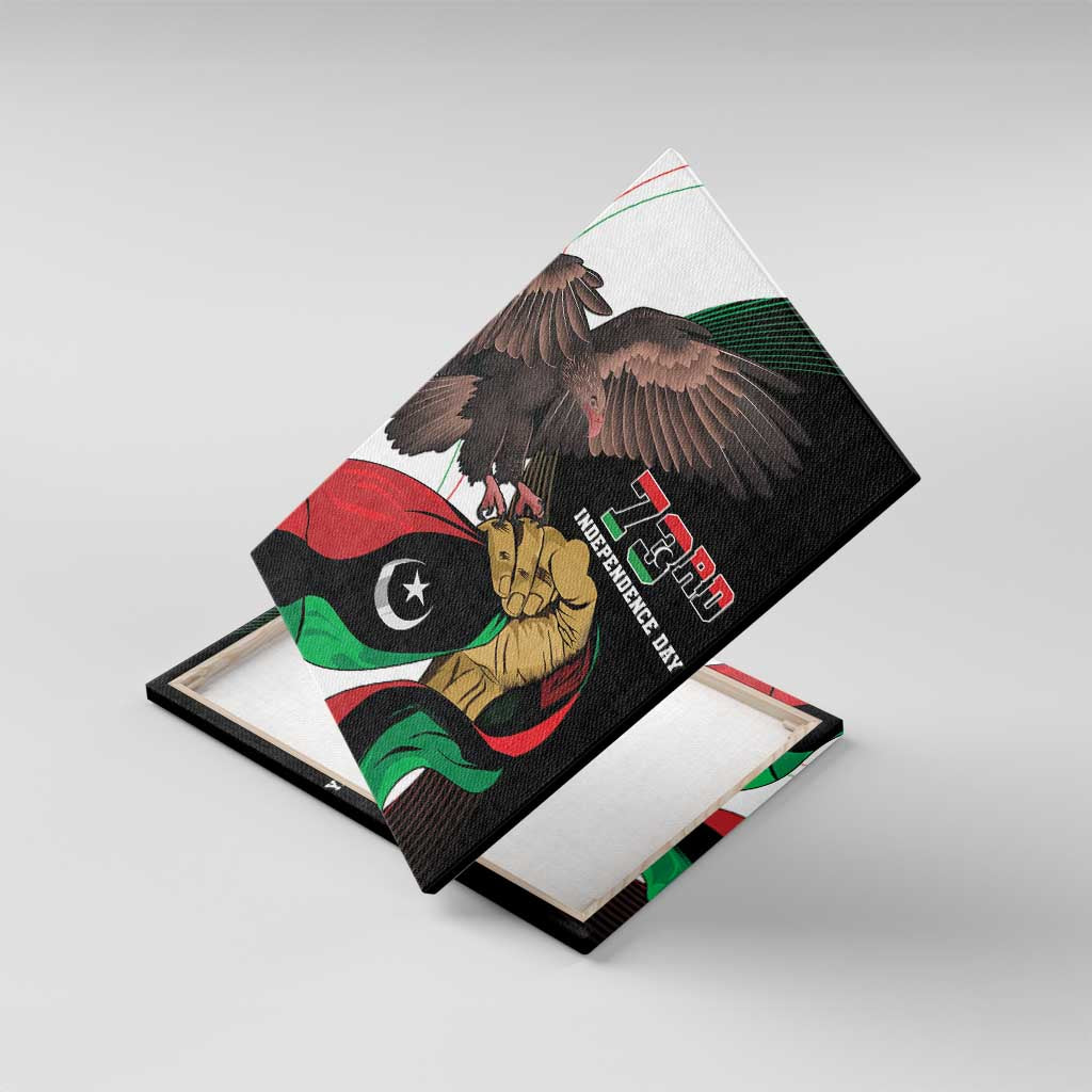 Libya 73rd Anniversary Independence Day Canvas Wall Art - Wonder Print Shop