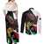 Libya 73rd Anniversary Independence Day Couples Matching Off Shoulder Maxi Dress and Long Sleeve Button Shirt - Wonder Print Shop