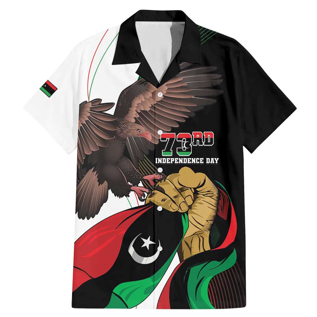 Libya 73rd Anniversary Independence Day Family Matching Mermaid Dress and Hawaiian Shirt - Wonder Print Shop