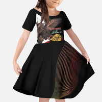 Libya 73rd Anniversary Independence Day Family Matching Off Shoulder Maxi Dress and Hawaiian Shirt - Wonder Print Shop