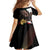 Libya 73rd Anniversary Independence Day Family Matching Off Shoulder Maxi Dress and Hawaiian Shirt - Wonder Print Shop