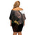Libya 73rd Anniversary Independence Day Family Matching Off Shoulder Short Dress and Hawaiian Shirt - Wonder Print Shop