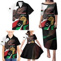 Libya 73rd Anniversary Independence Day Family Matching Puletasi and Hawaiian Shirt - Wonder Print Shop