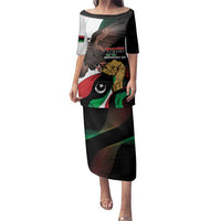 Libya 73rd Anniversary Independence Day Family Matching Puletasi and Hawaiian Shirt - Wonder Print Shop