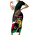 Libya 73rd Anniversary Independence Day Family Matching Short Sleeve Bodycon Dress and Hawaiian Shirt - Wonder Print Shop