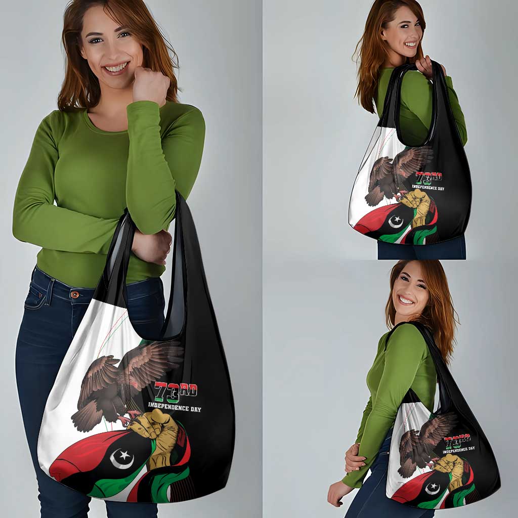 Libya 73rd Anniversary Independence Day Grocery Bag