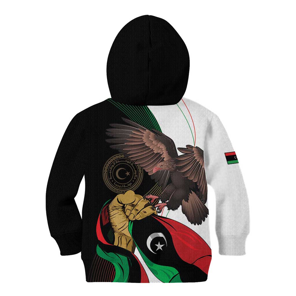 Libya 73rd Anniversary Independence Day Kid Hoodie - Wonder Print Shop