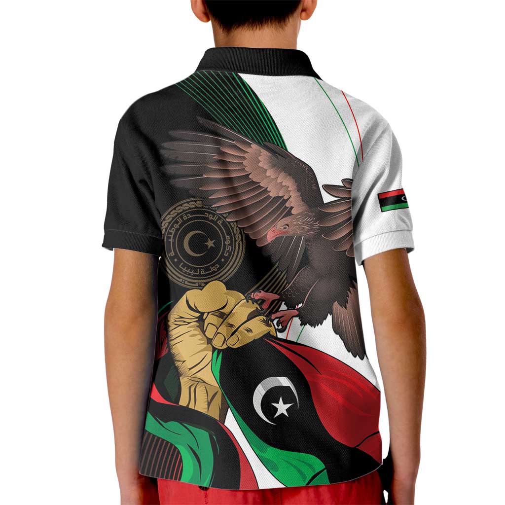 Libya 73rd Anniversary Independence Day Kid Polo Shirt - Wonder Print Shop