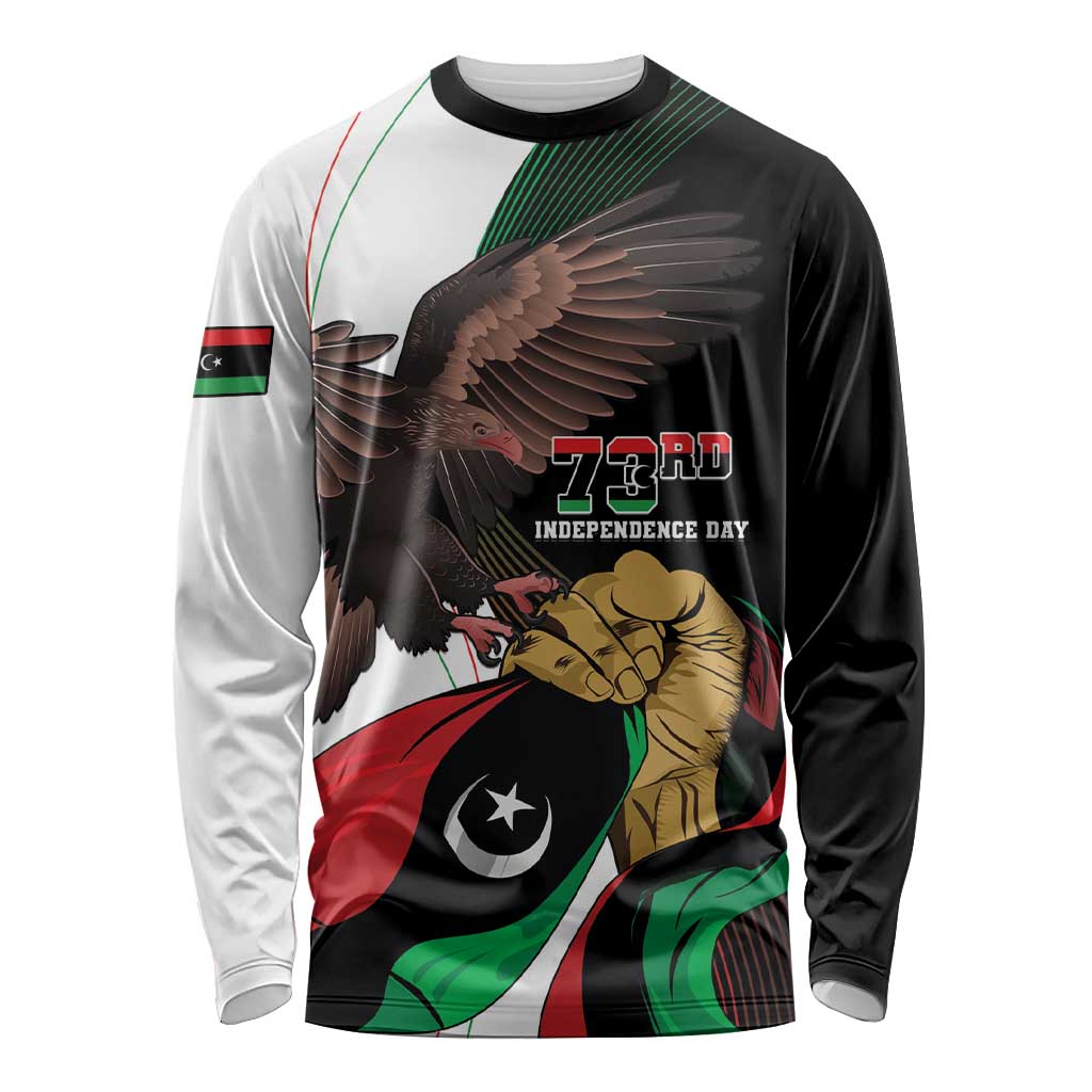 Libya 73rd Anniversary Independence Day Long Sleeve Shirt - Wonder Print Shop