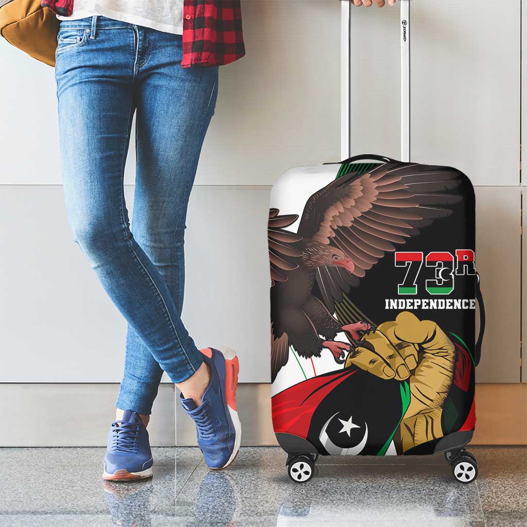 Libya 73rd Anniversary Independence Day Luggage Cover - Wonder Print Shop