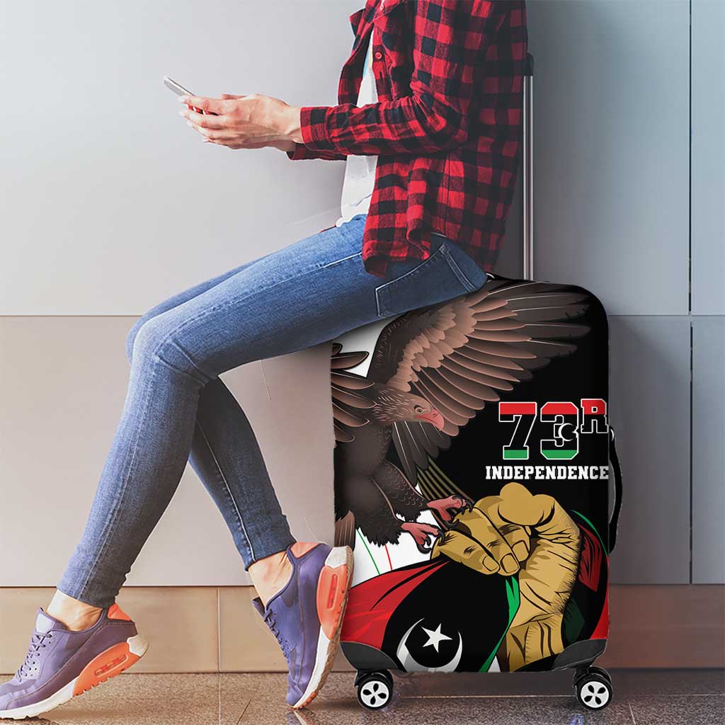 Libya 73rd Anniversary Independence Day Luggage Cover - Wonder Print Shop